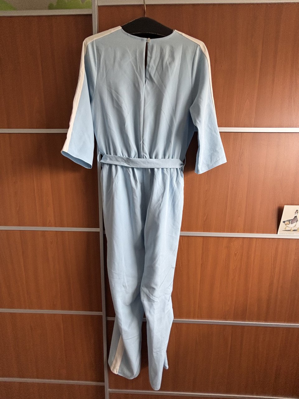 Jumpsuit licht blauw Jantje korten maat 38