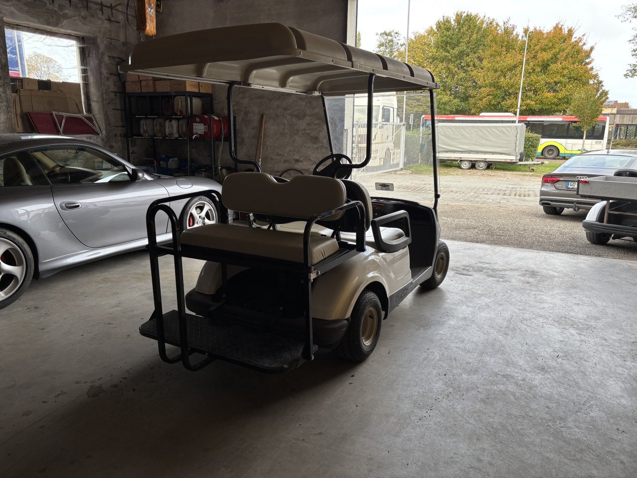 Yamaha golfkar met benzinemotor