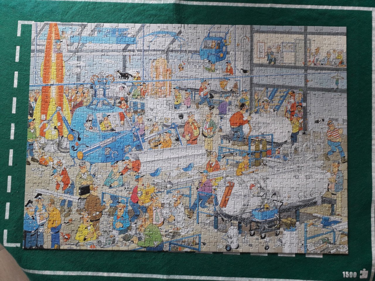 Jan van Haasteren puzzel  TECHNISCHE HOOGSTANDJES