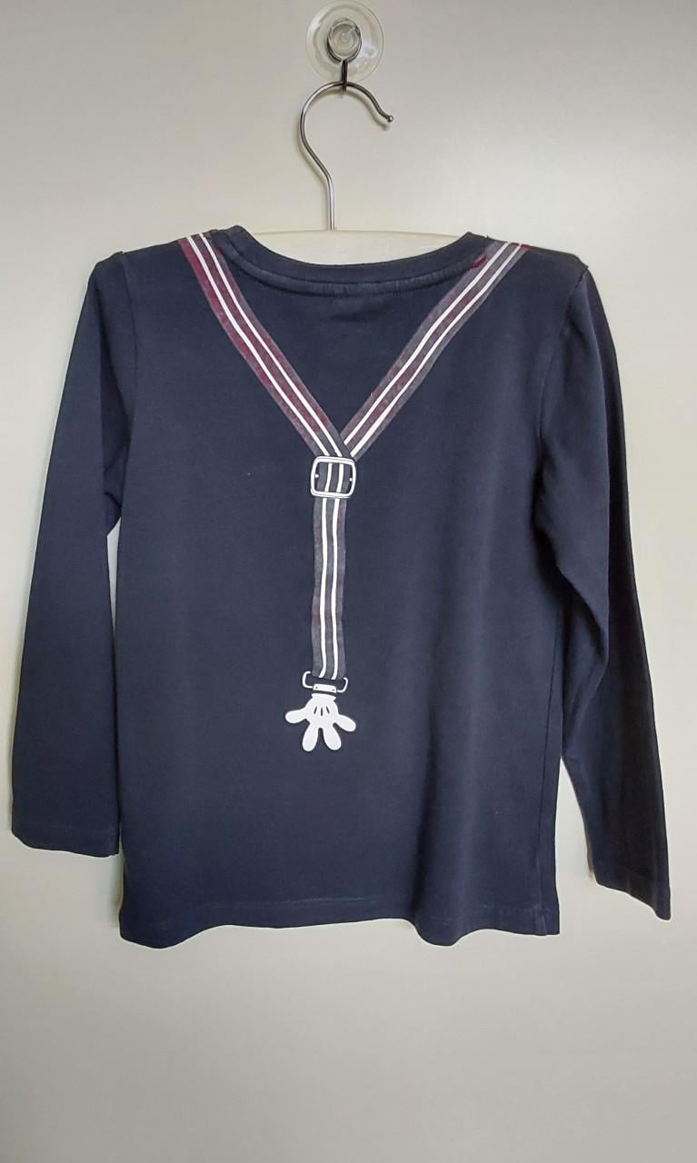 Donkerblauwe longsleeve van het merk Name it in maat 98