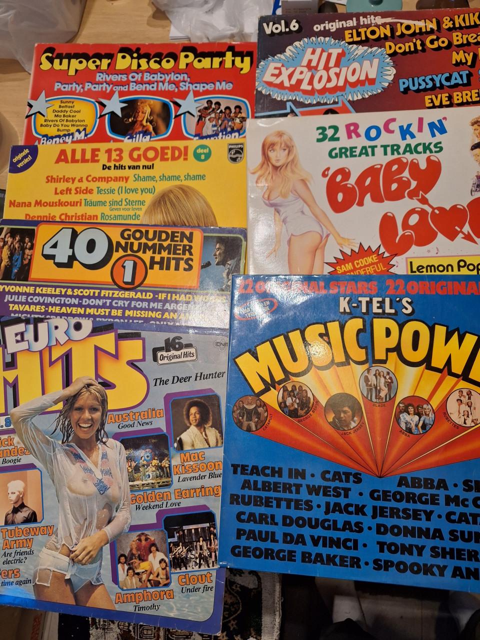 Verzamel lp s jaren 60 70 80