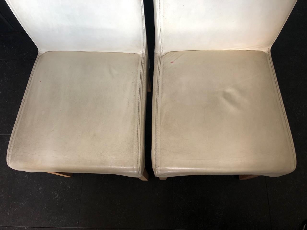 6 eetkamer stoelen, gebruikt.