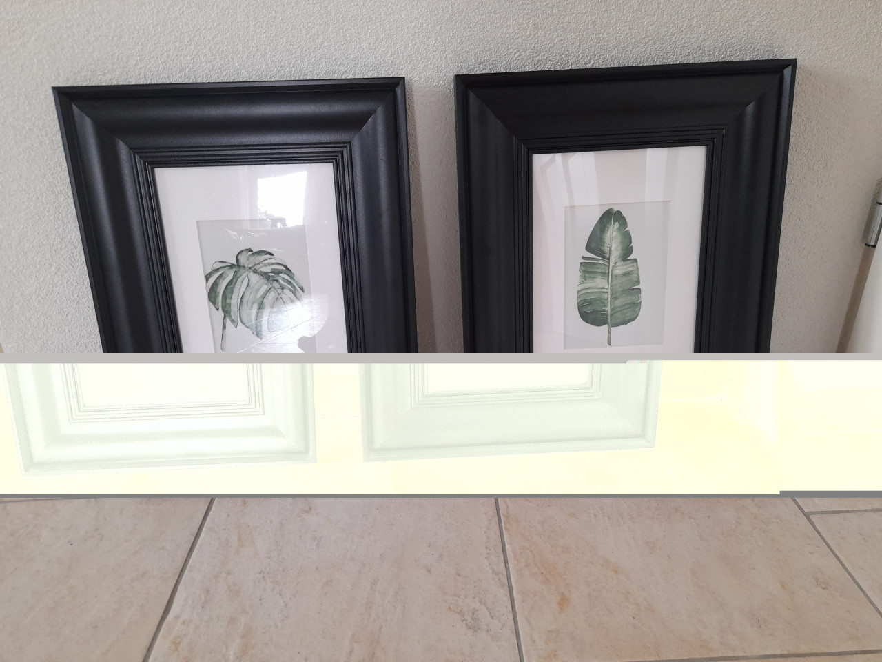 2 Leuke schilderijtjes   ( z.g.a.n.)  45,5 x 36 ,5