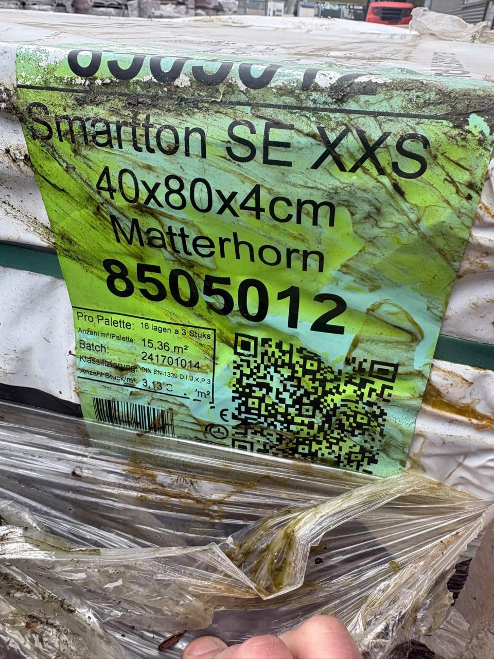 Partij Smartton SE XXS 40x80x4 Matterhorn betontegels