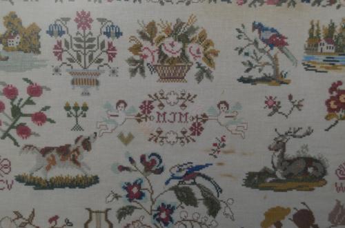Flink borduurwerk, merklap. 1979