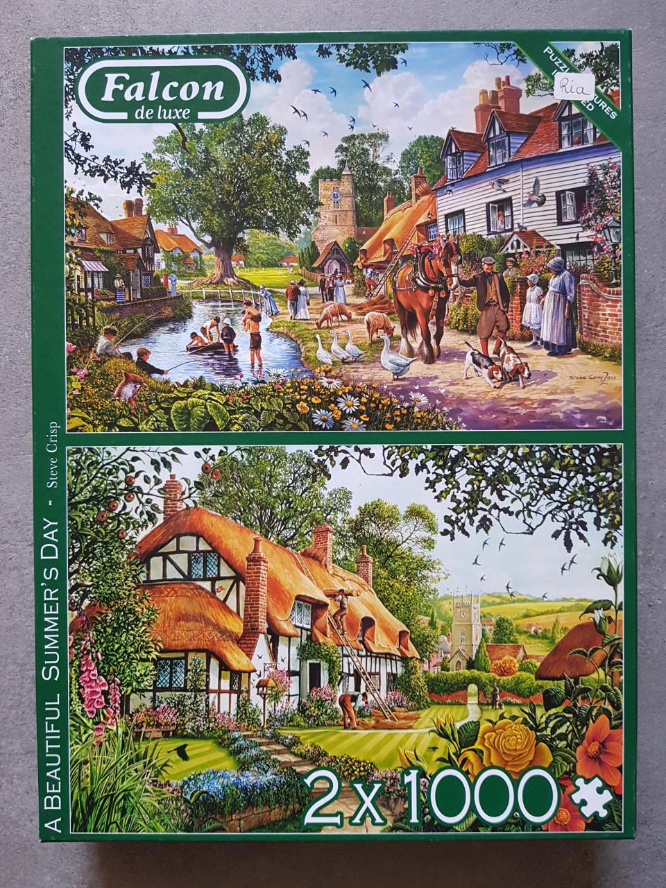 Falcon doos met twee puzzels