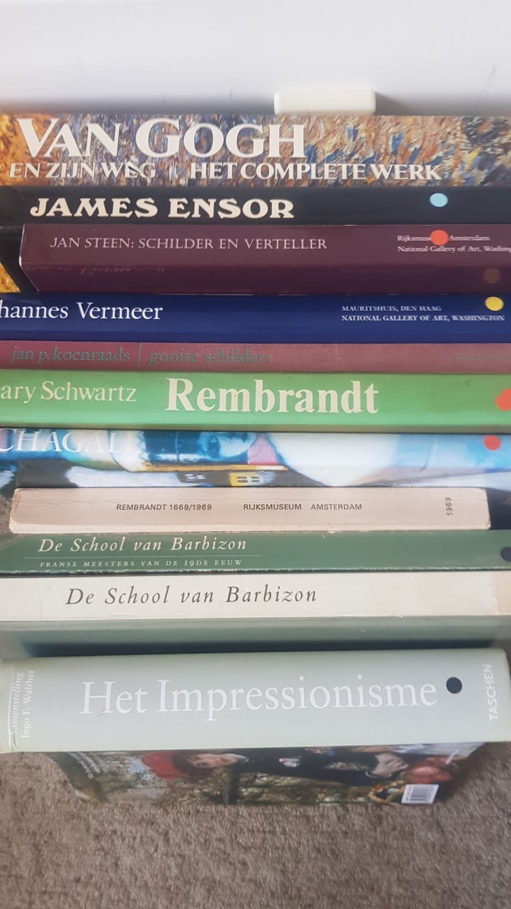 Grote partij kunstboeken
