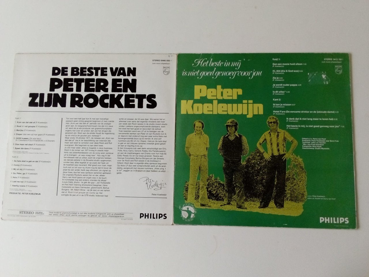 2 LP's van Peter Koelewijn
