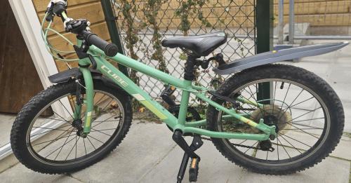 Stoere Cube acid 20 inch kinder mountainbike | groen | 7 versnellingen