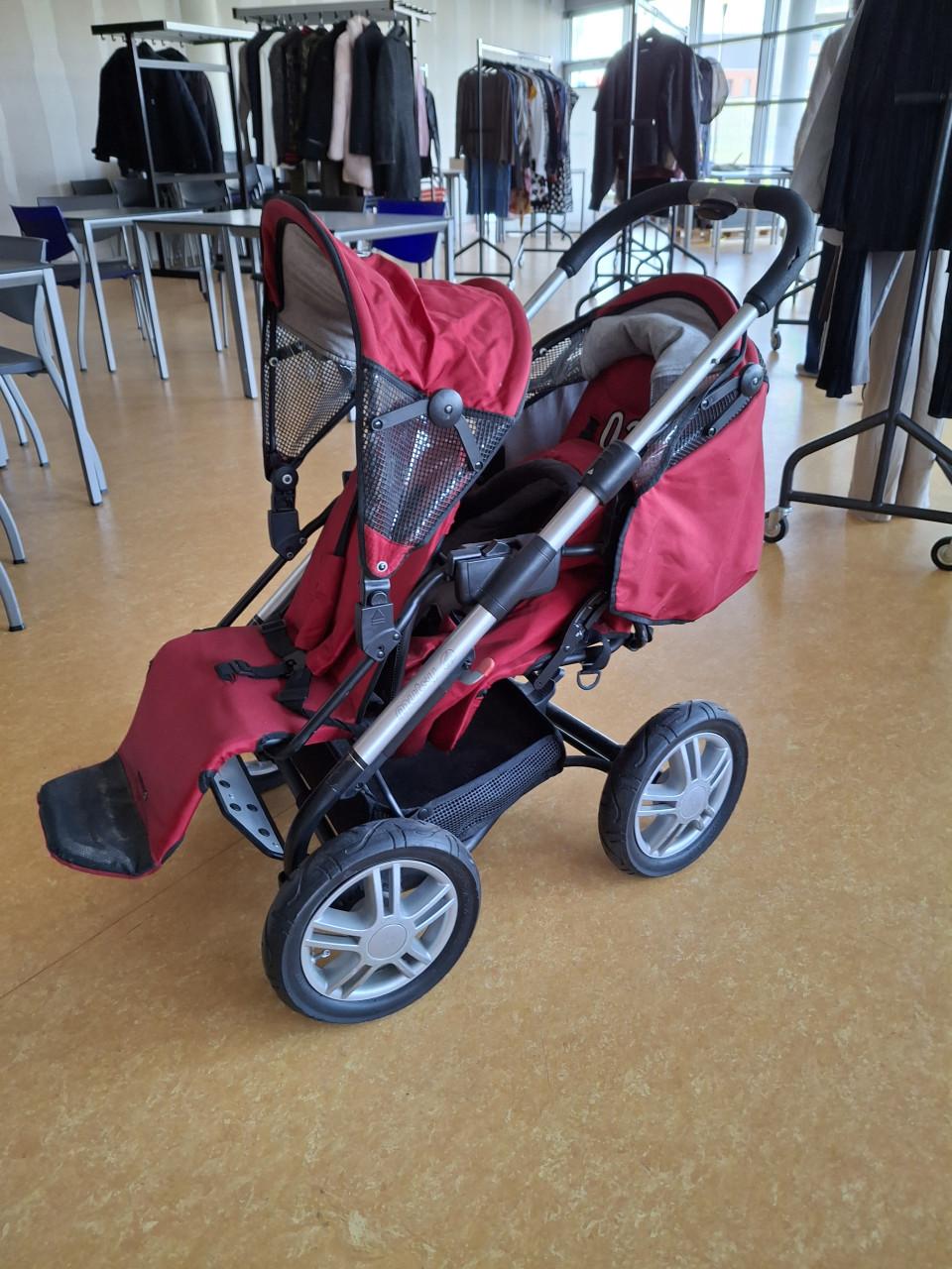 Dubbele kinderwagen