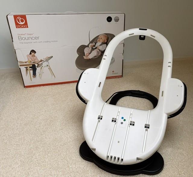 Stokke Steps Wipstoel Bouncer | Grey/ Grey clouds