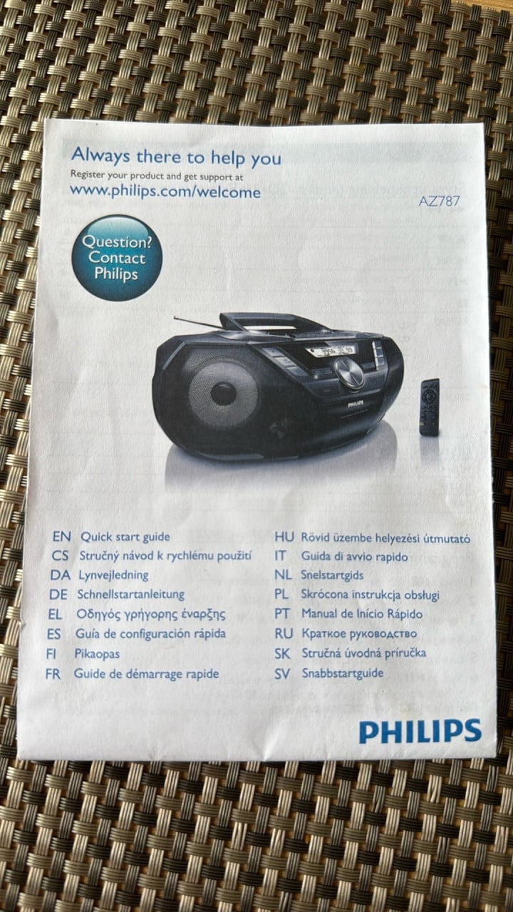 Radio cd speler Philips