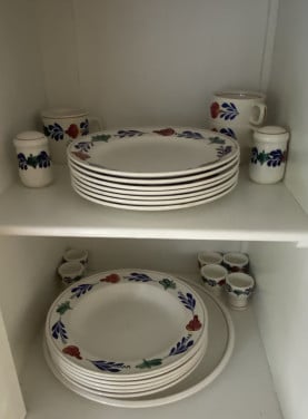 Boerenbont servies
