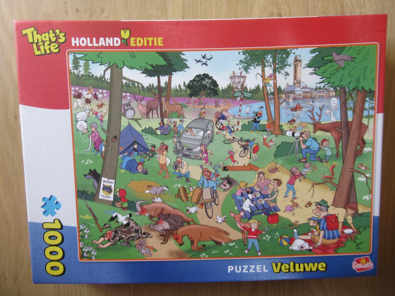 2 volledige That's Life puzzels van 1000 stukjes, zo goed als nieuw.