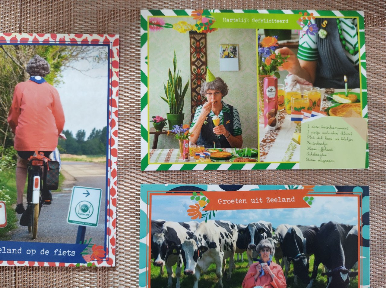 Partij mooie Zeeuwse ansichtkaarten van Zeeuwse Sien