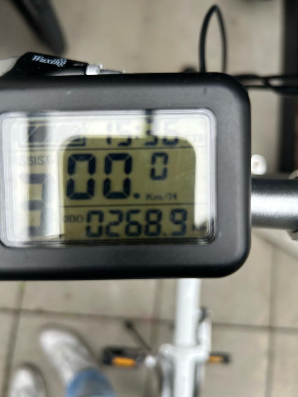 Elektrische vouwfiets (km-stand 268)