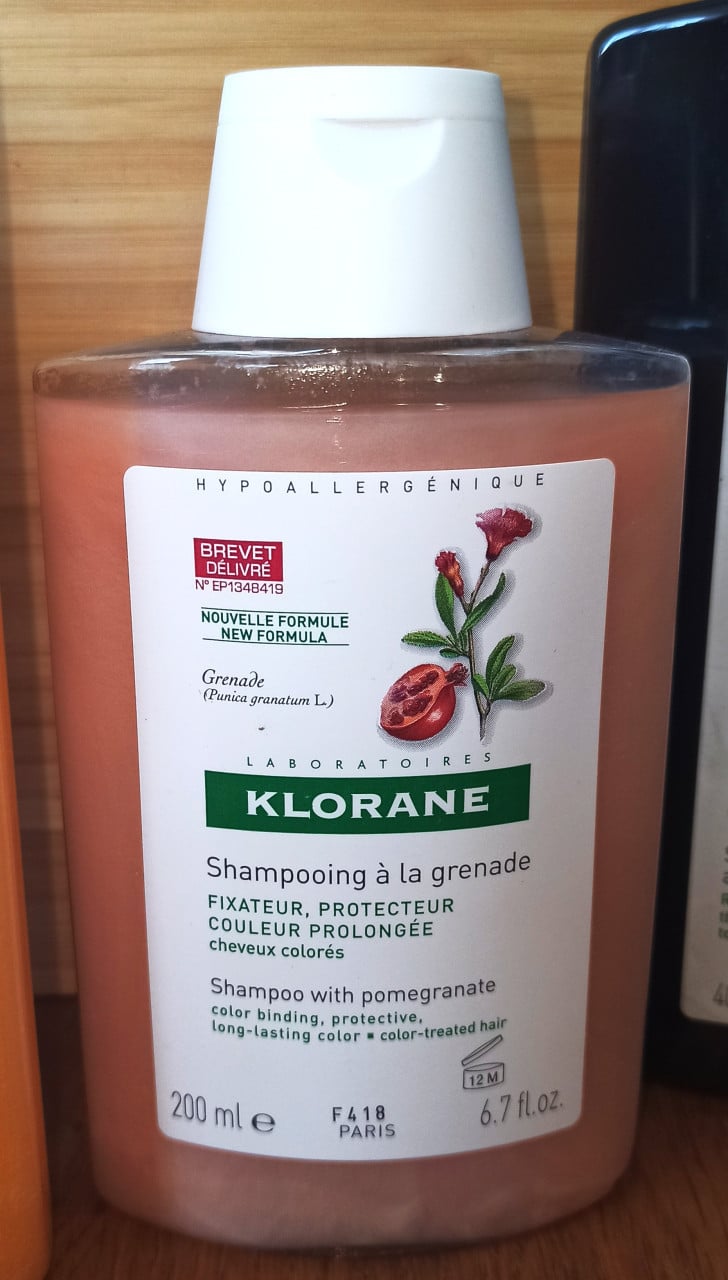 Klorane Shampoo  Mango 400ml x 2 / Kinine 400ml / Granaatappelextract 200ml