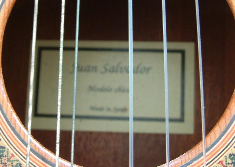 Juan Salvador  Spaanse  gitaar