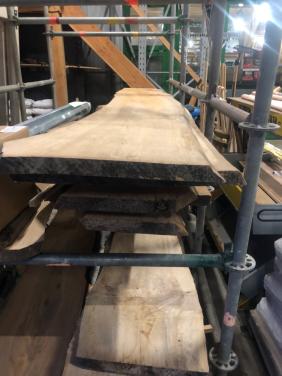 Brede kersen plataan essen boomstambladen  2 + 1 gratis