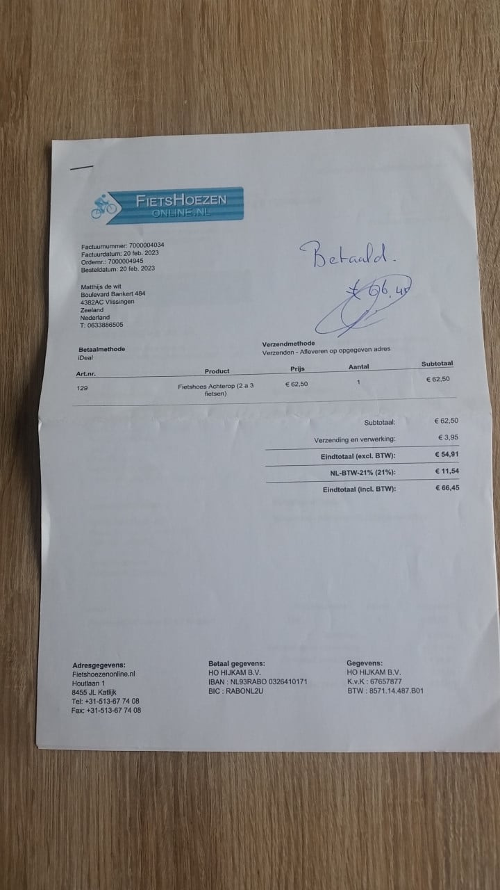 Bijna nieuwe zwarte sterke fiets hoes