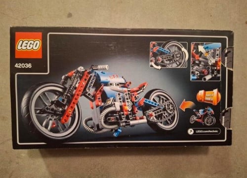 Lego Technic 42036 racemotor in originele doos