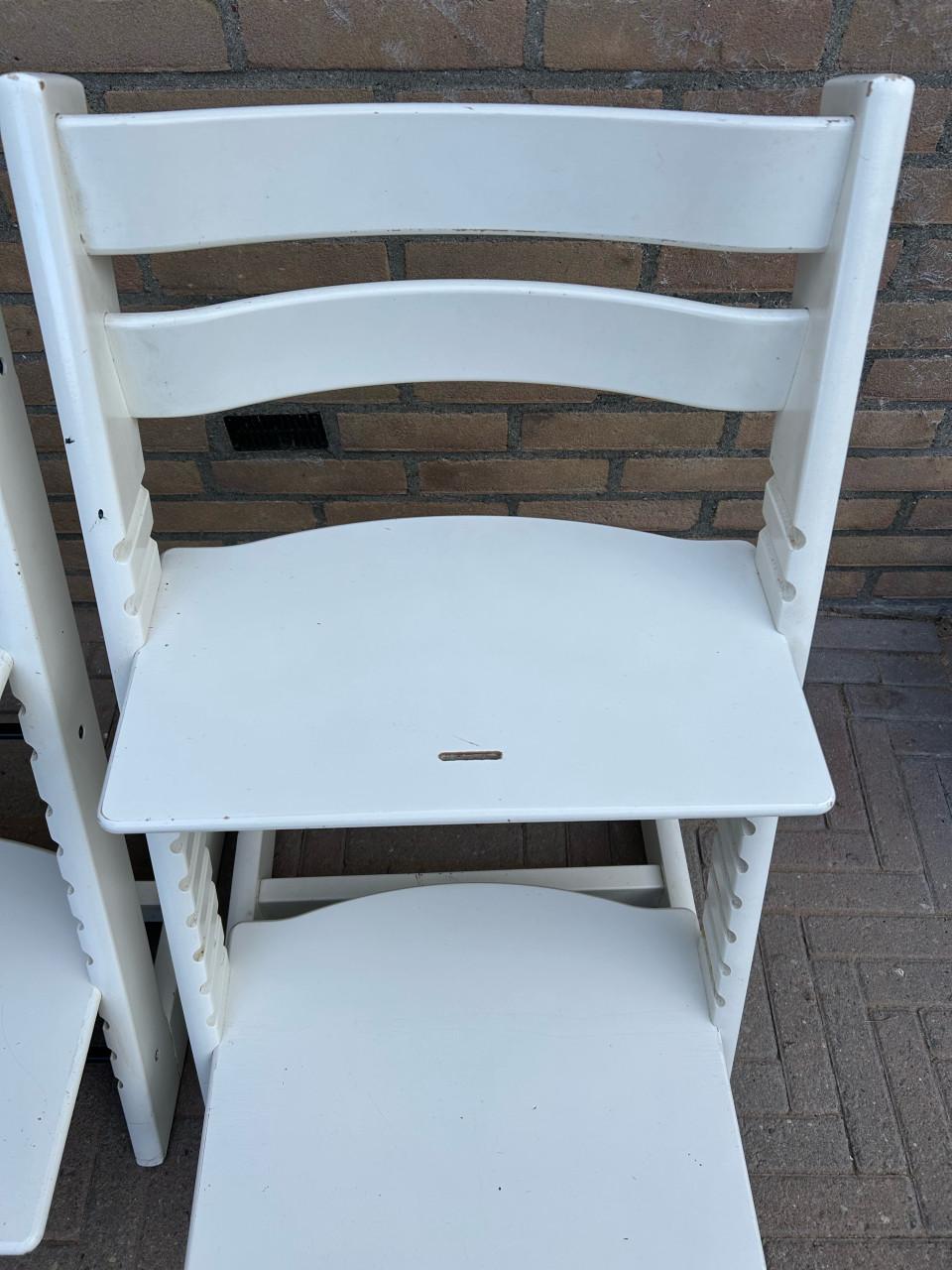Stokke Tripp Trapp stoelen 2 stuks nog in goede staat
