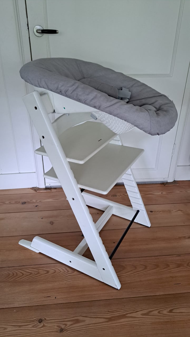 Stokke  set wit zeer compleet incl New born