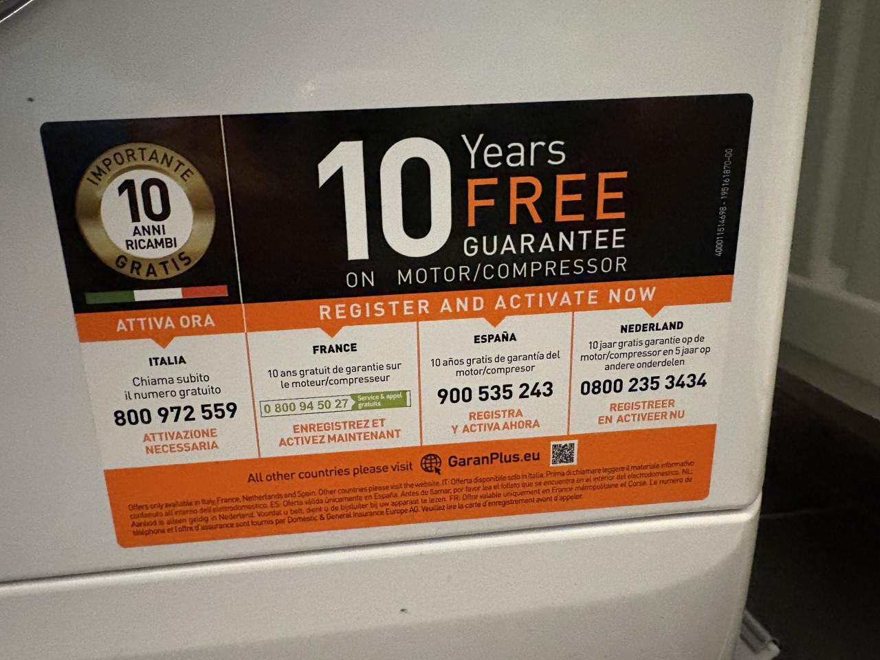 Whirlpool was/droog combinatie