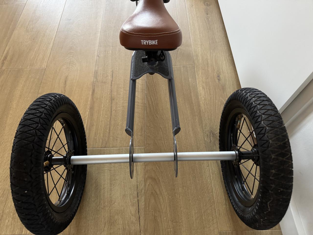 Als Nieuw: Trybike driewieler en loopfiets compleet