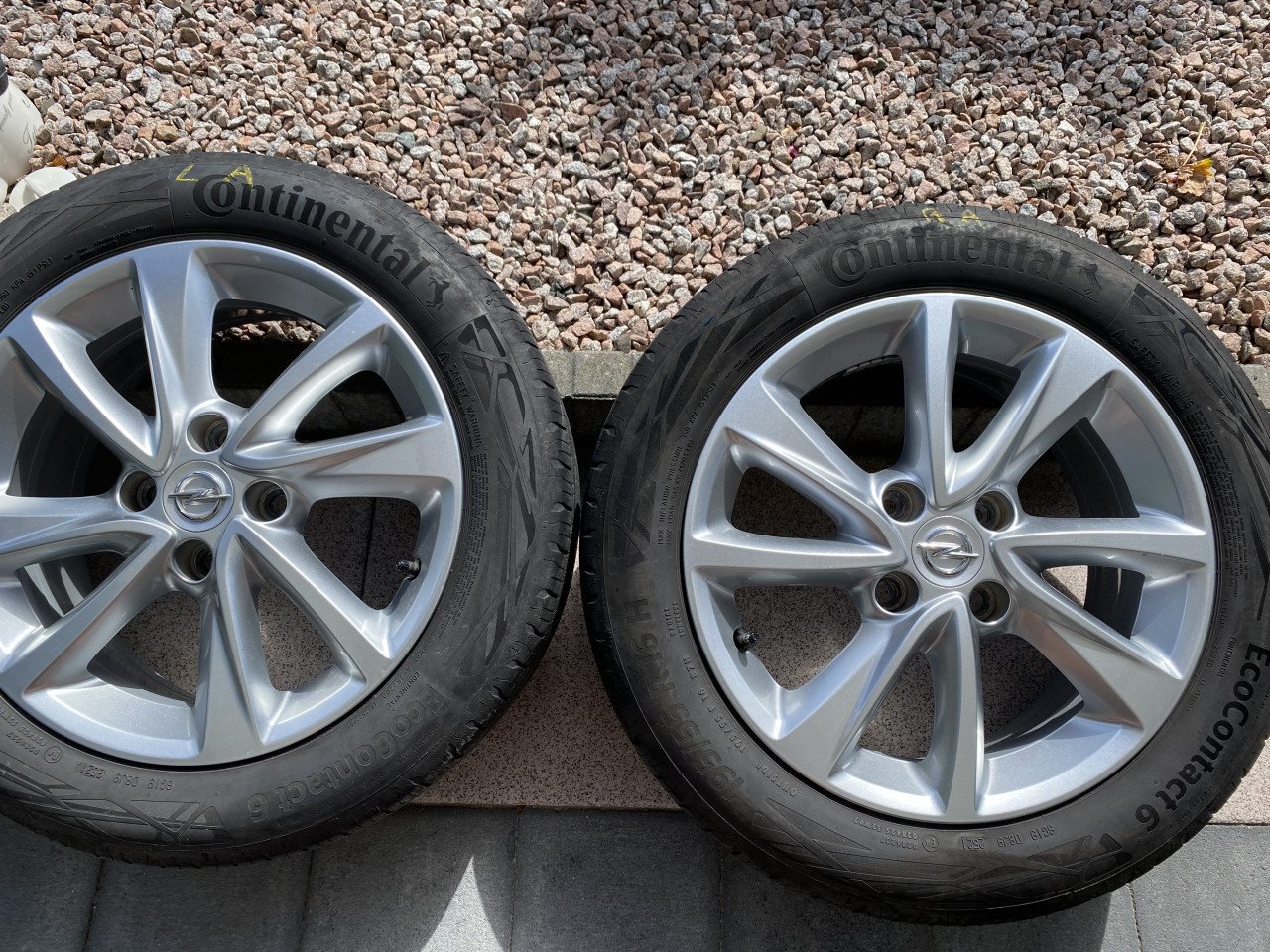 Z.G.AN. Velgen/ banden set Opel Corsa F passend bouwjaar 2019 tot heden.
