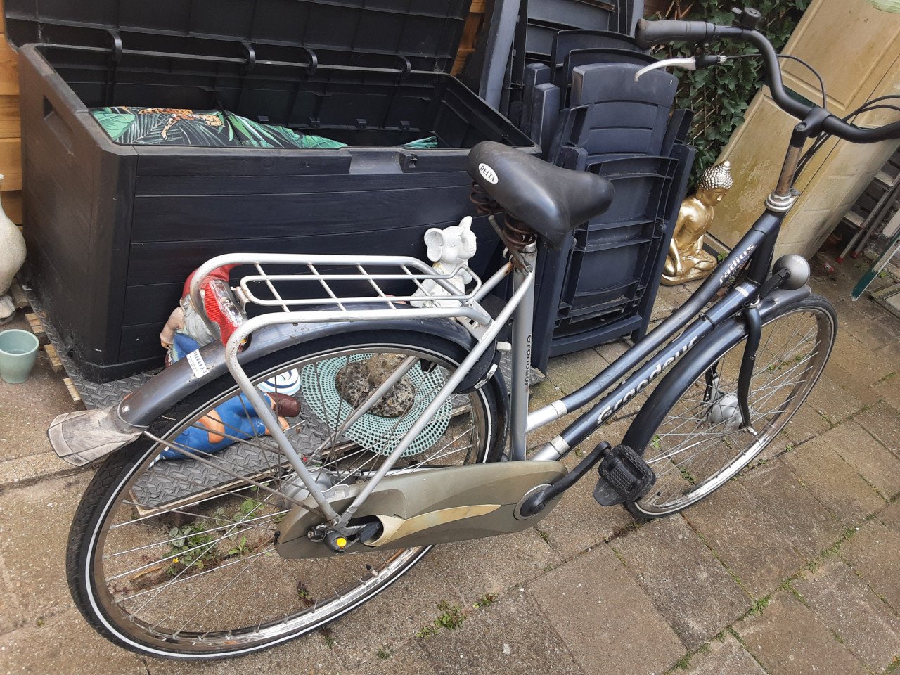 Grandeur damesfiets, 3 speed, trommelrem