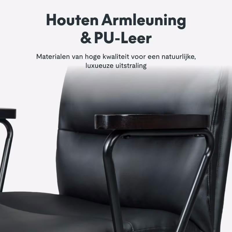 Loungestoel / bureaustoel HC3 - zwart - FlexiSpot - nieuw