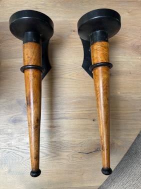Vintage wandkandelaars
