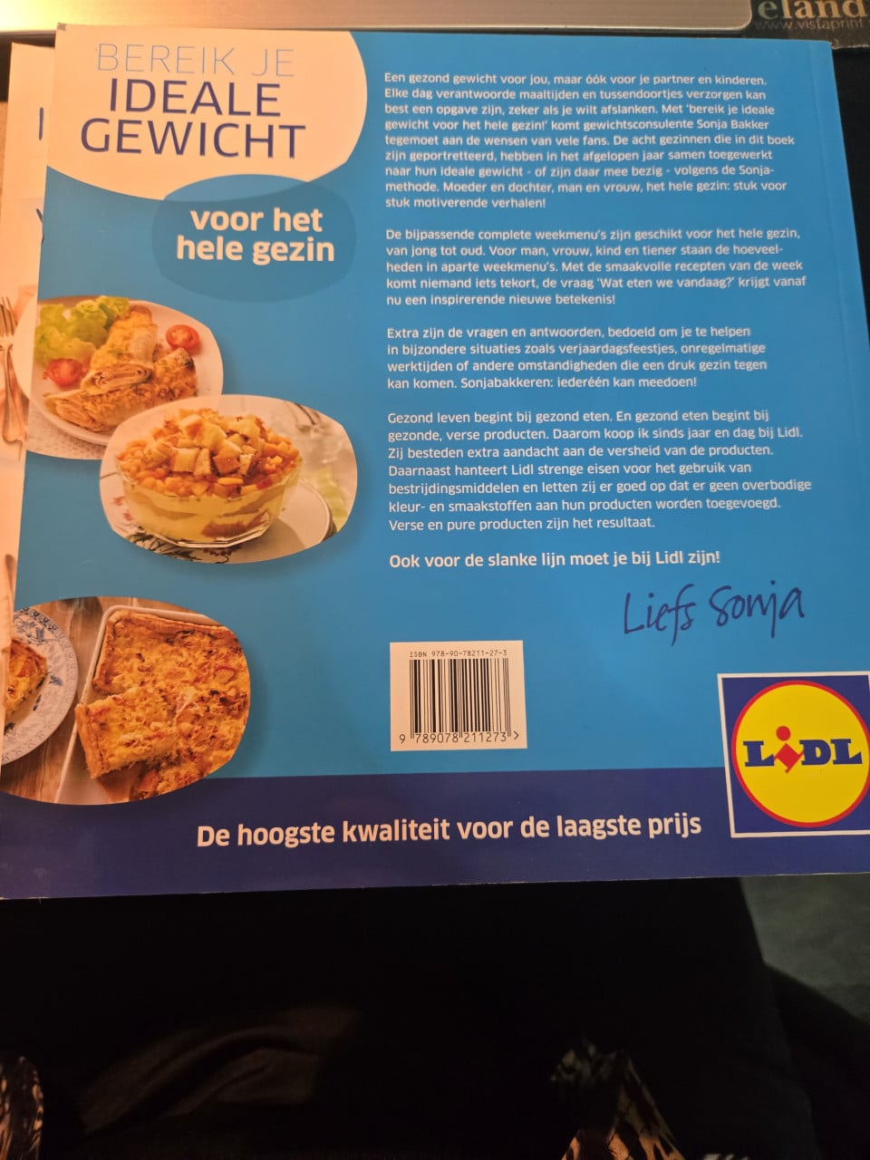 2 dieetboeken "Bereik je ideale gewicht!" Deel 1 en 2 van Sonja Bakker,