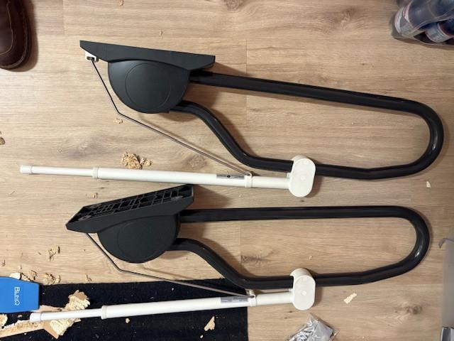 Muursteunen voor toilet invalide