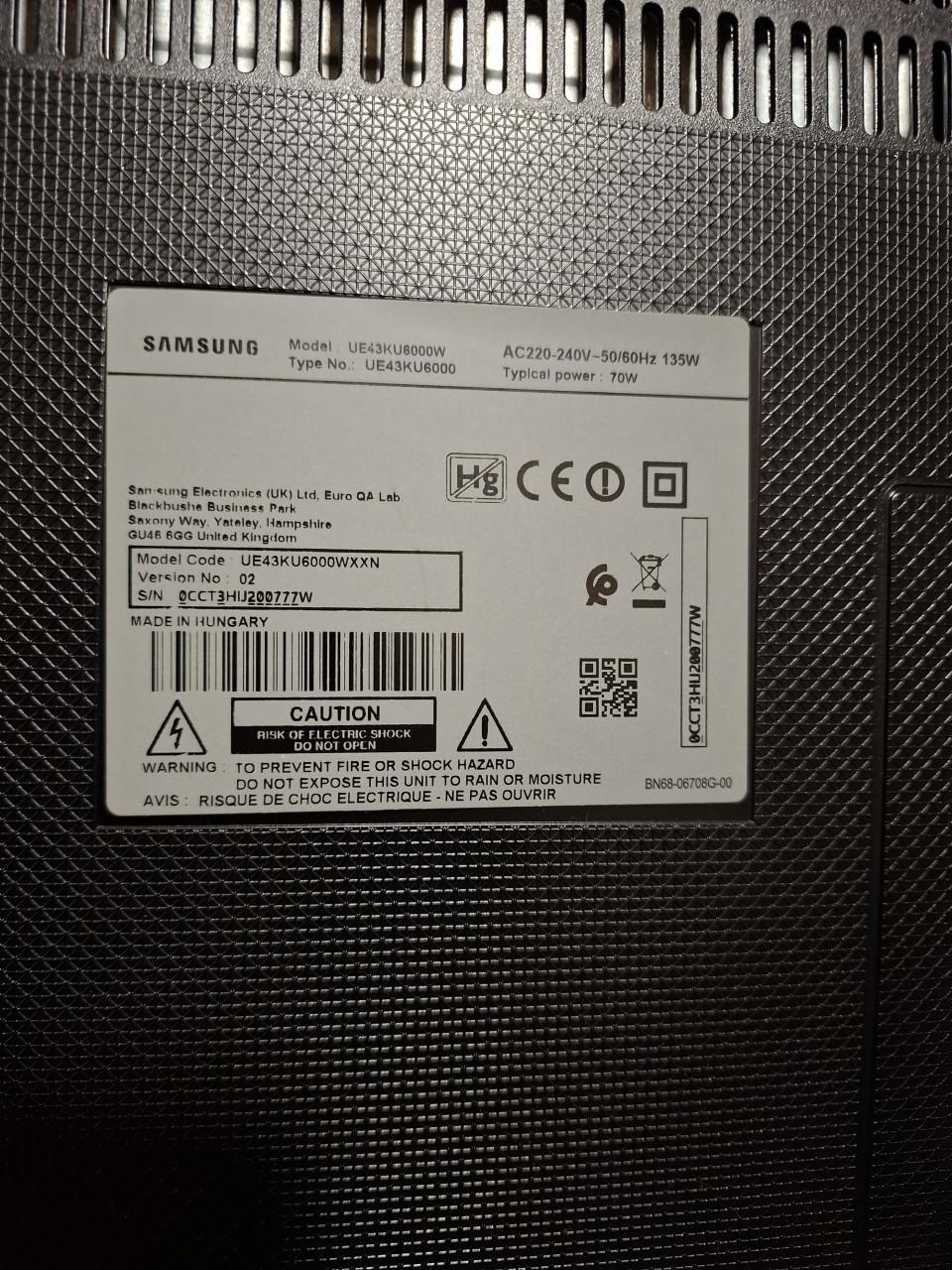 Samsung LED-LCD TV 43"