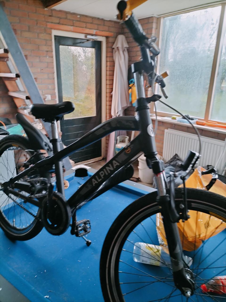 Stoere en zeer nette jongensfiets