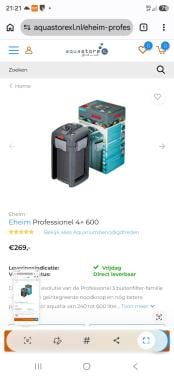Te koop Eheim professionel 4+ 600