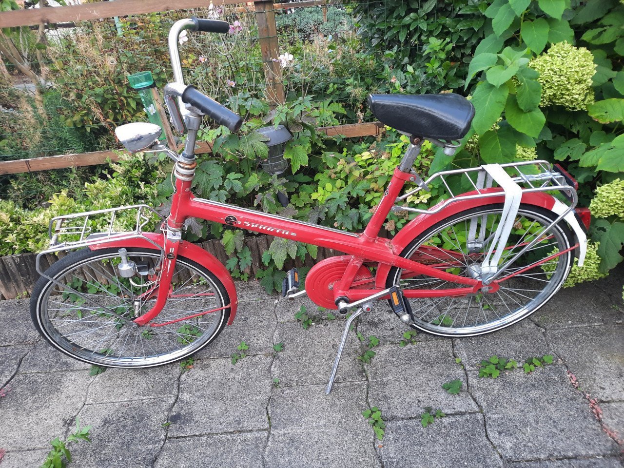 Damesfiets SPARTA- Vintage grijs / antraciet kleur