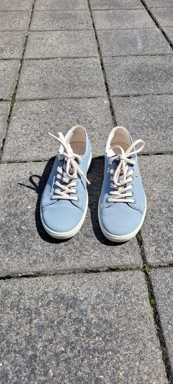 Lichtblauwe Ecco sneakers maat 38