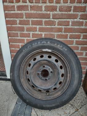 ZGAN Minerva reservewiel op velg, thuiskomertje 175/65 R14.