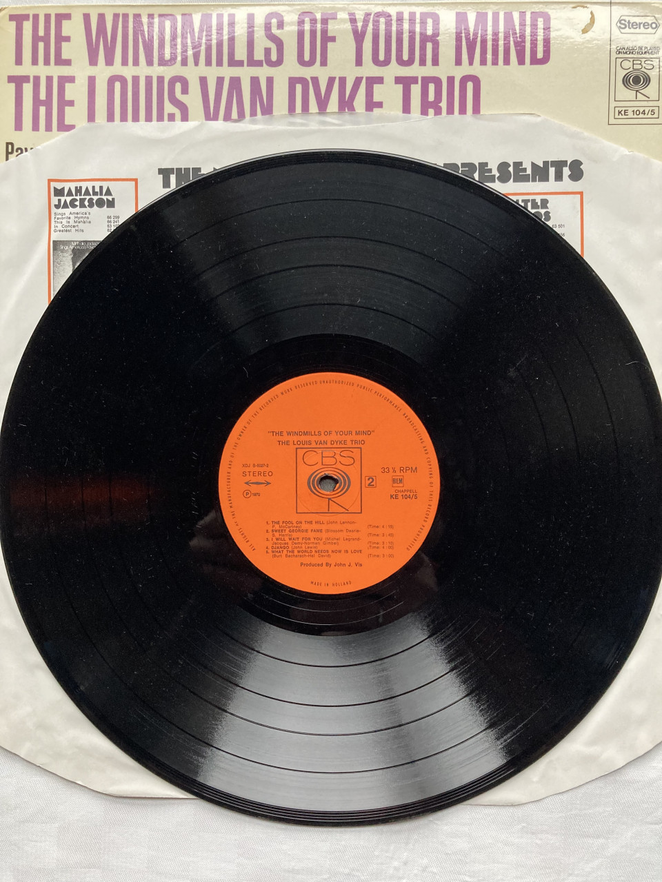 LP Trio Louis van DijkThe windmills of your mind