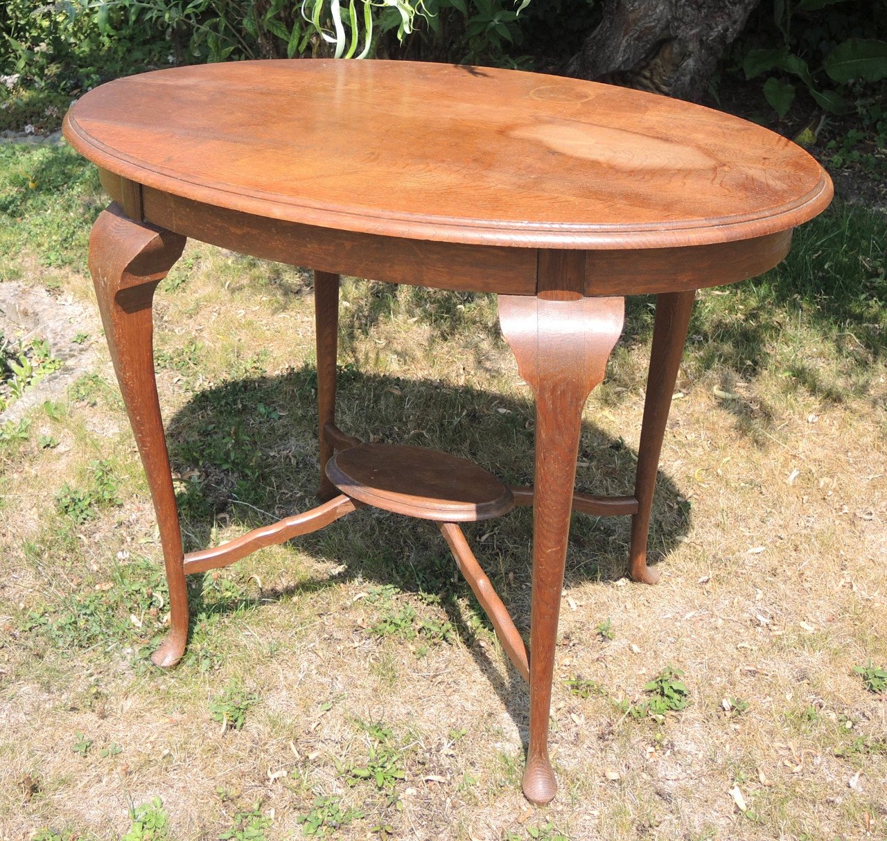 Klassieke massief eiken eettafel