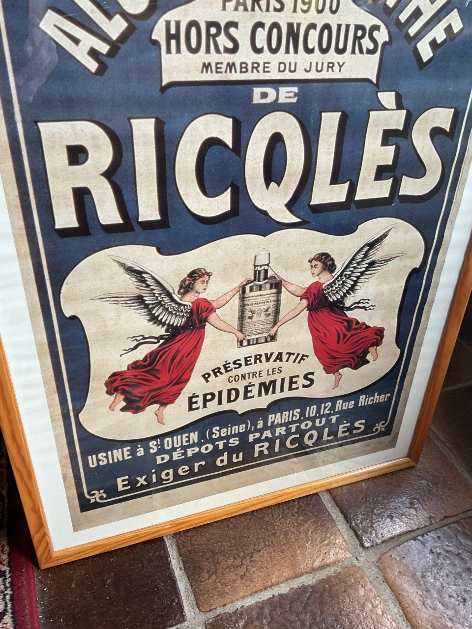 Reclame affiche uit Frankrijk