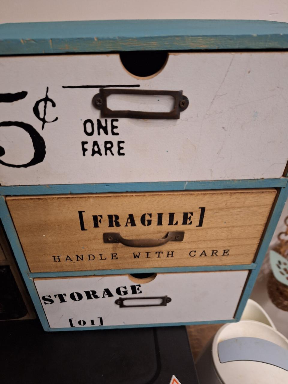 2 decoratieve opbergers