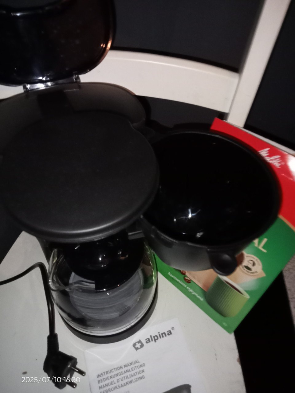 Nieuw koffiezetapparaat compleet met filters