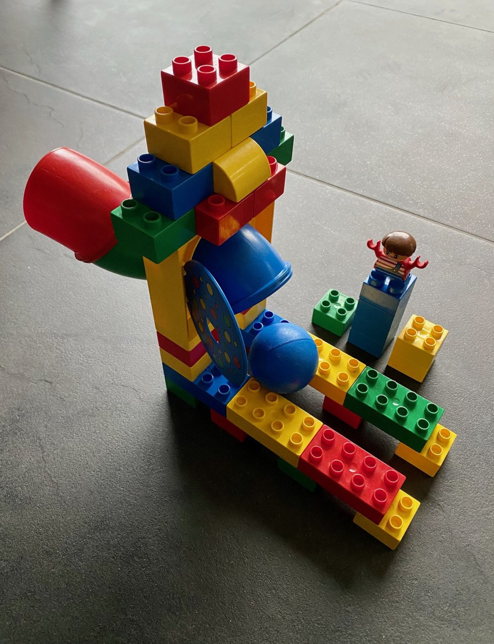 Lego Duplo knikkerbaan (compleet) 4827