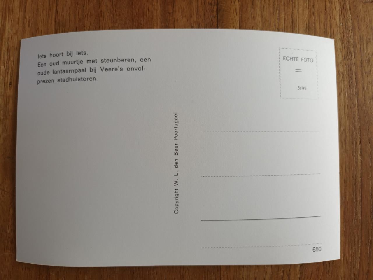 Fotokaart van Veere (2) - W.L. den Beer Poortugael