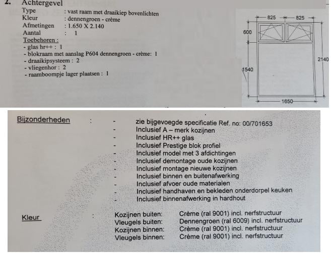 Kunststof kozijn Belisol HR++