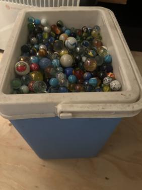 Knikkers heel veel groot en klein